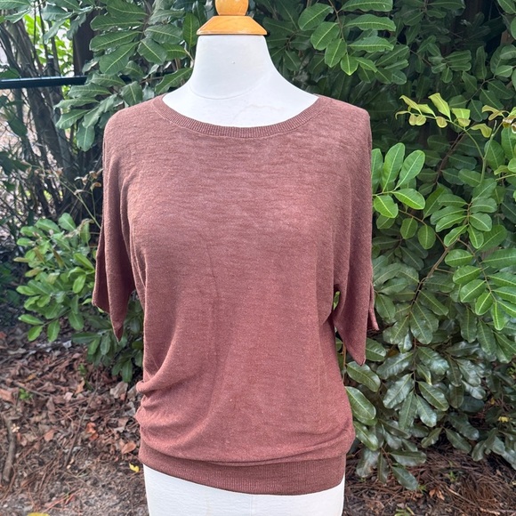 Market & Spruce Linen blend dolman sleeve sweater top, NWT, size small - Picture 1 of 6